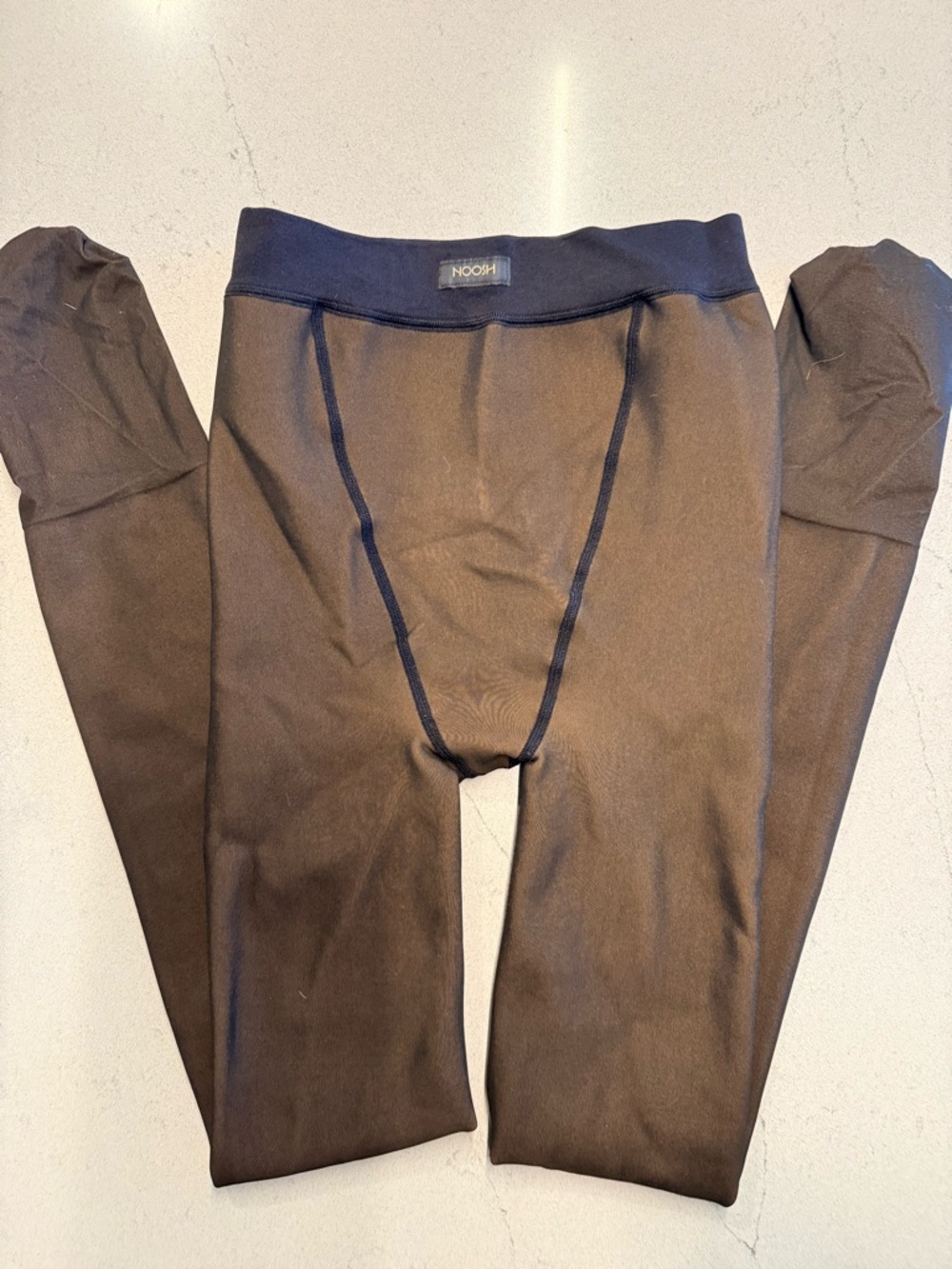 Noosh fleece lined Black Plus-Size Tights - Picture 3 of 3